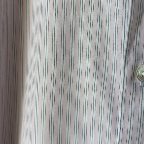 THOMAS PINK  Light Pink Dress Shirt size 17 neck slim fit. - Picture 3 of 8